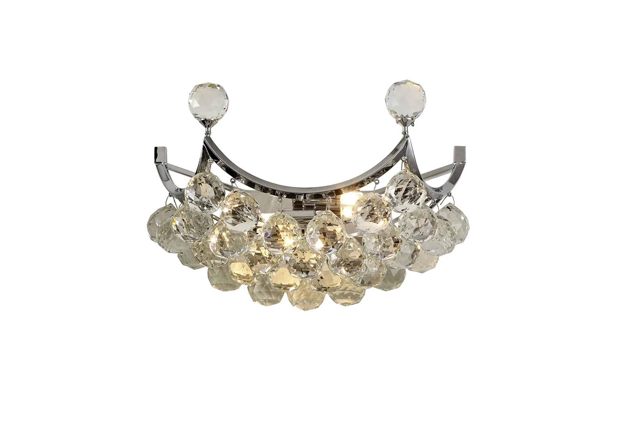 Cesto Crystal Wall Lights Diyas Flush Crystal Wall Lights